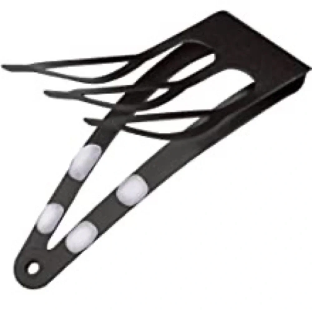 Revlon Double Grip Black‎ Hair Clips, 6 count